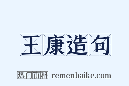 王康造句是什么意思的图片